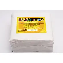 Полимерная глина Пластишка, №0101 белый, 1кг. / Полімерна глина Пластішка, №0101 білий, 1кг.