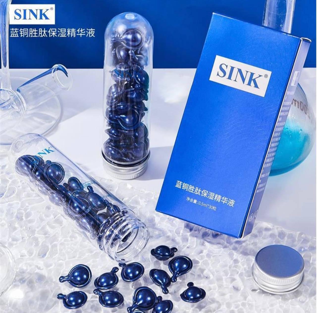 Сироватка для обличчя в капсулах SINK Blue Capsules, 30 шт.