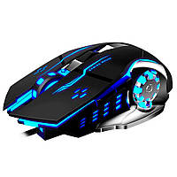 Ігрова миша Kinbas X-6 з RGB підсвічуванням Чорний