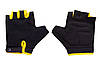 Рукавички Green Cycle SIMPLA 2 без пальців S чорно-жовті, фото 2