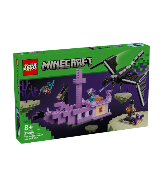 Lego Minecraft Дракон Енду і Корабель Краю 21264, фото 1