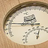 Термогігрометр для лазні та сауни Склоприлад ТГС-6 "Темний" (температура 0-140 градусів, вологість 0-100%), фото 2