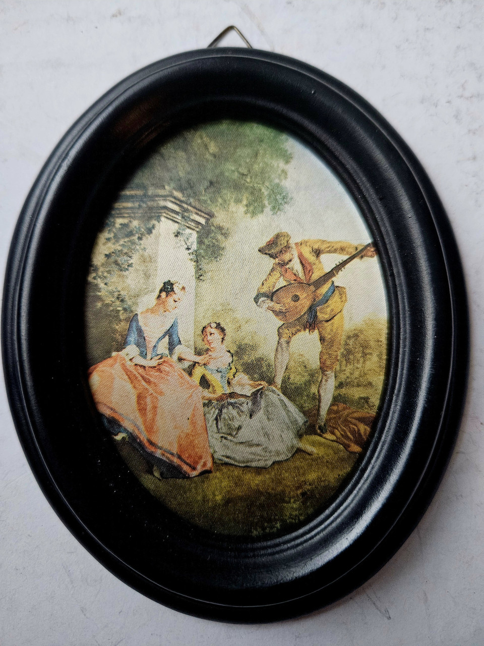 Картина на шовкі в дерев'яній рамі Пісні про кохання, фото 1