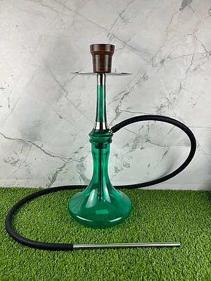 Кальян із нержавіючої сталі Totem Monolit Optima Emerald Green, фото 1