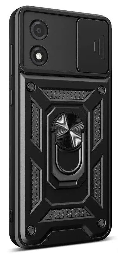 Накладка Motorola E13 black Camshield Honor New