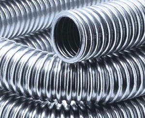 Шланг гофра неіржавка сталь для відведення газів генератора Діаметр 28 мм