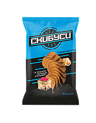 Грінки зі смаком холодцю та хріну 80 грам ТМ СКИБУСИ УКРАЇНА