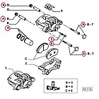 Ремкомплект заднього супорта на Fiat Ducato 244, Peugeot Boxer, Citroen Jumper (2002-2006), 9949429, 444890, фото 4