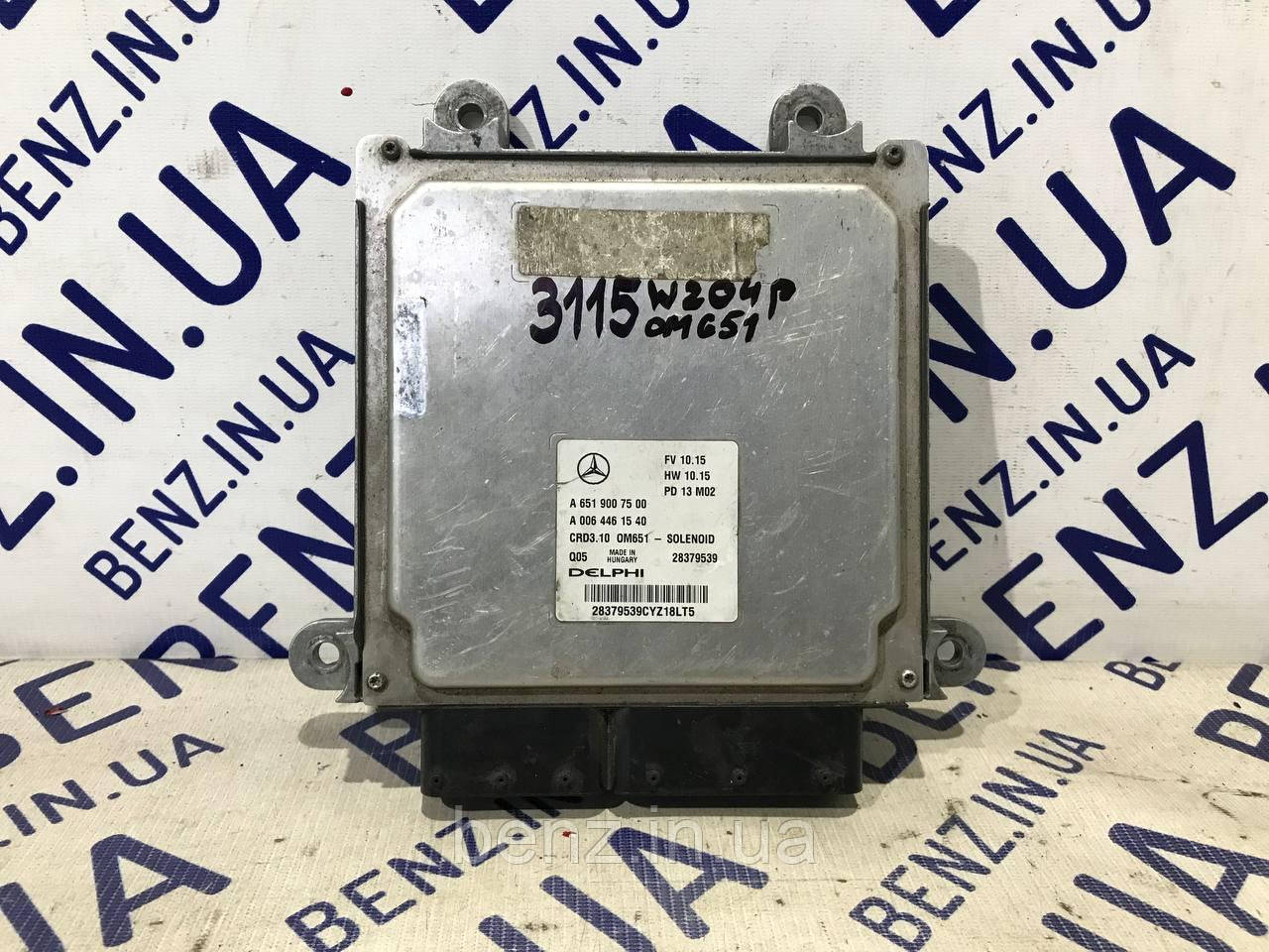 Блок управління двигуном OM651 Mercedes W204, C207, W212 A6519007500, фото 1