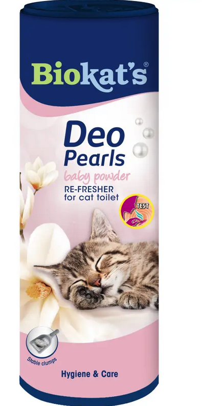 Biokat's Deo Pearls дезодорант для котячого туалету 700 мл (дитяча присипка)