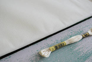 Канва для вишивання Аїда 18 каунт кремова 50х50 см