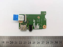 Плата USB, audio Asus X553M, X453MA_IO