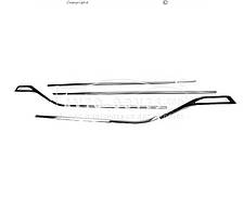 Окантовка вікон Renault Captur 2019-... - тип: 8 шт нержавійка