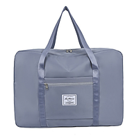 Сумка дорожня FaShion для ручної поклажі з кріпленням на ручку валізи (50.5*35*15.5) 27,4 літраж, Синій