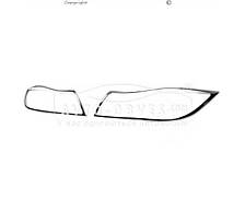 Накладки на фари для BMW 3 серія E90, 91, 92, 93