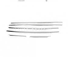 Окантовка вікон Ford Ecosport - тип: 6 шт нержавійка