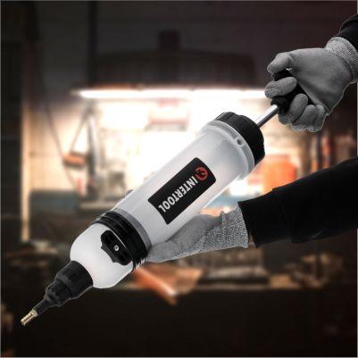 Шприц для технических жидкостей 1.5 л., с комплектом насадок INTERTOOL AT-3073 Шприц для для технических жидкостей