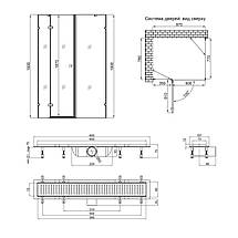Набір Qtap душова кабіна Capricorn CRM1018RC6 Clear 100х80х202 см + піддон Tern 301812C із сифоном, фото 3