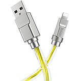 Немаєта кабель Hoco U113 Solid 2.4A USB to Lightning (1m) Gold, фото 3