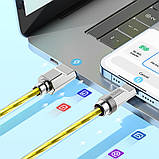 Немаєта кабель Hoco U113 Solid 2.4A USB to Lightning (1m) Gold, фото 4