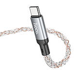Дата кабель Hoco U112 Shine 2.4A USB to Type-C (1m) Gray, фото 5