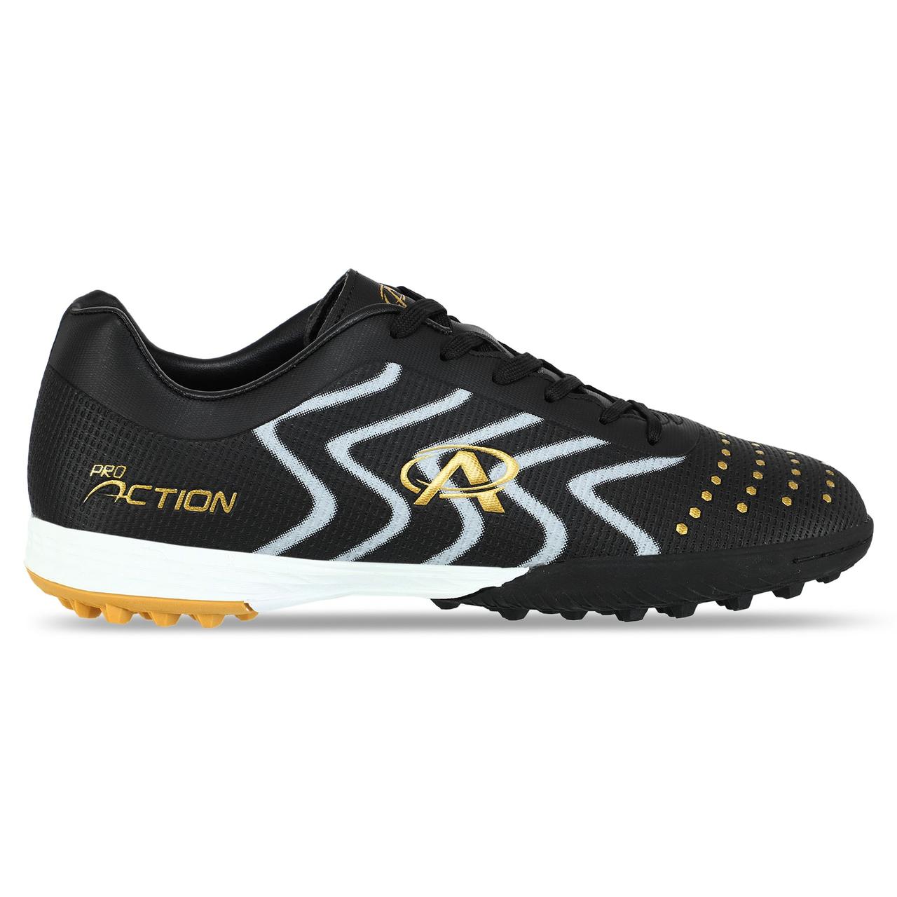 Сороконіжки футбольні SP-Sport Action 22587 розмір 44 Black-Gold