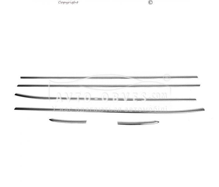 Окантовка вікон Volkswagen Polo 2010-2017 кузов hb, фото 1