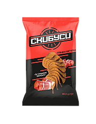 Грінки зі смаком бекону 80 грам ТМ СКИБУСИ УКРАЇНА