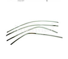 Окантовка вікон верхня Hyundai i20 2014-2020 - тип: 4 шт нержавійка