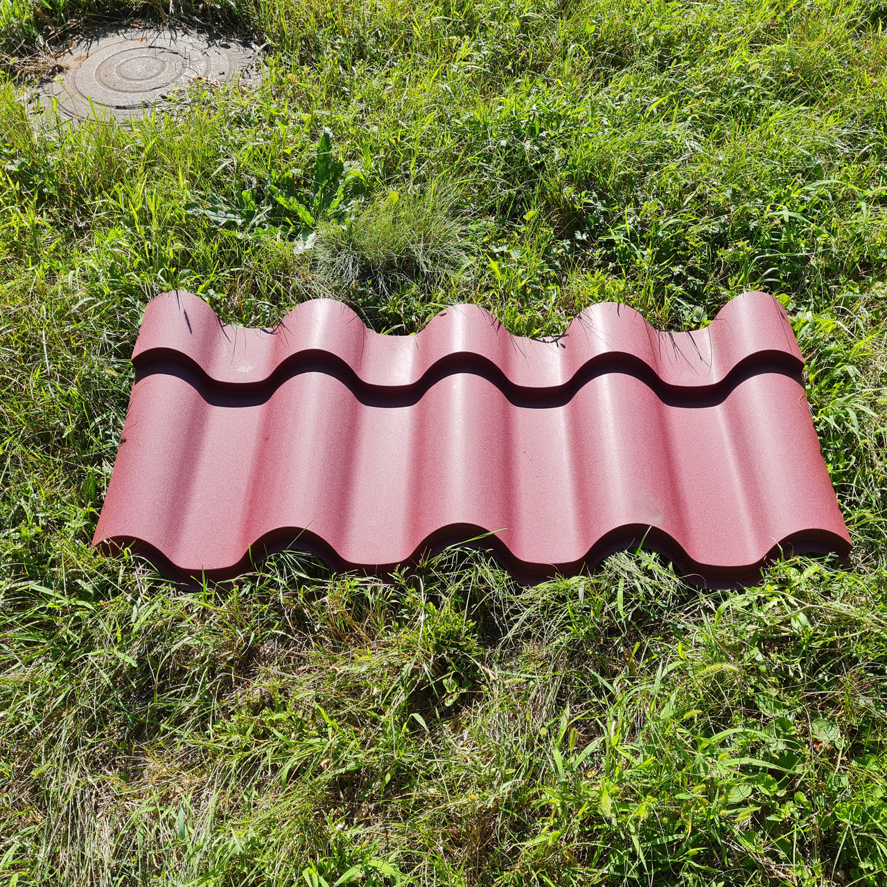 Металочерепиця Інтегра 0,45 мм RAL 7016 Антрацит