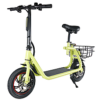 Електросамокат Windgoo B9 500Вт із сидінням, колеса 12дюйм Зелений