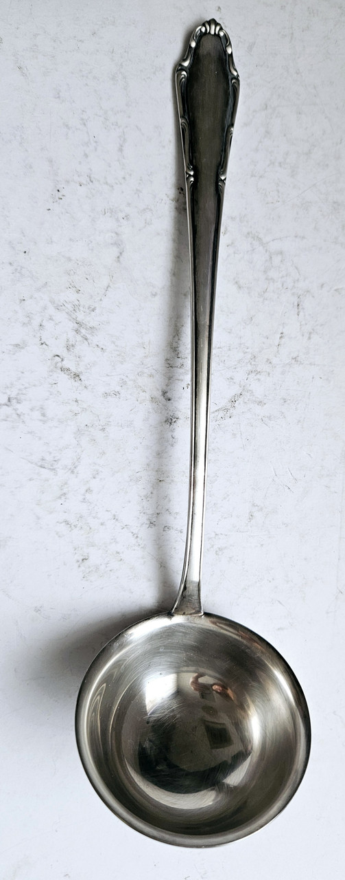 Вінтажний ополоник посрібний, фото 1