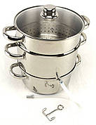 Соковарка - пароварка з нержавіючої сталі А-Плюс WK-1311 5 л Ø 26 см