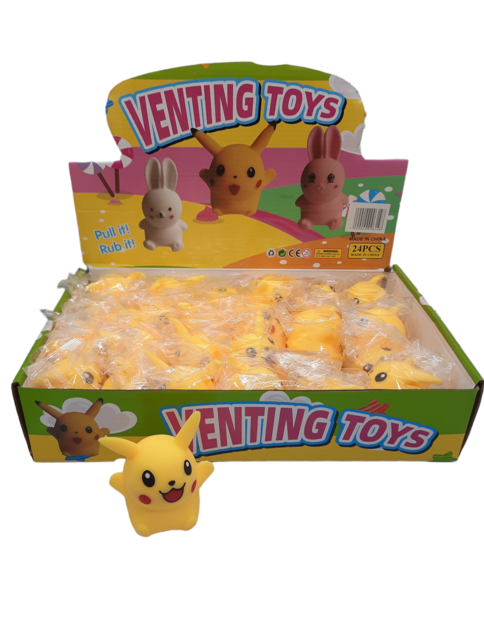 Антістрес міні Пікачу з піною 8 см., фото 1