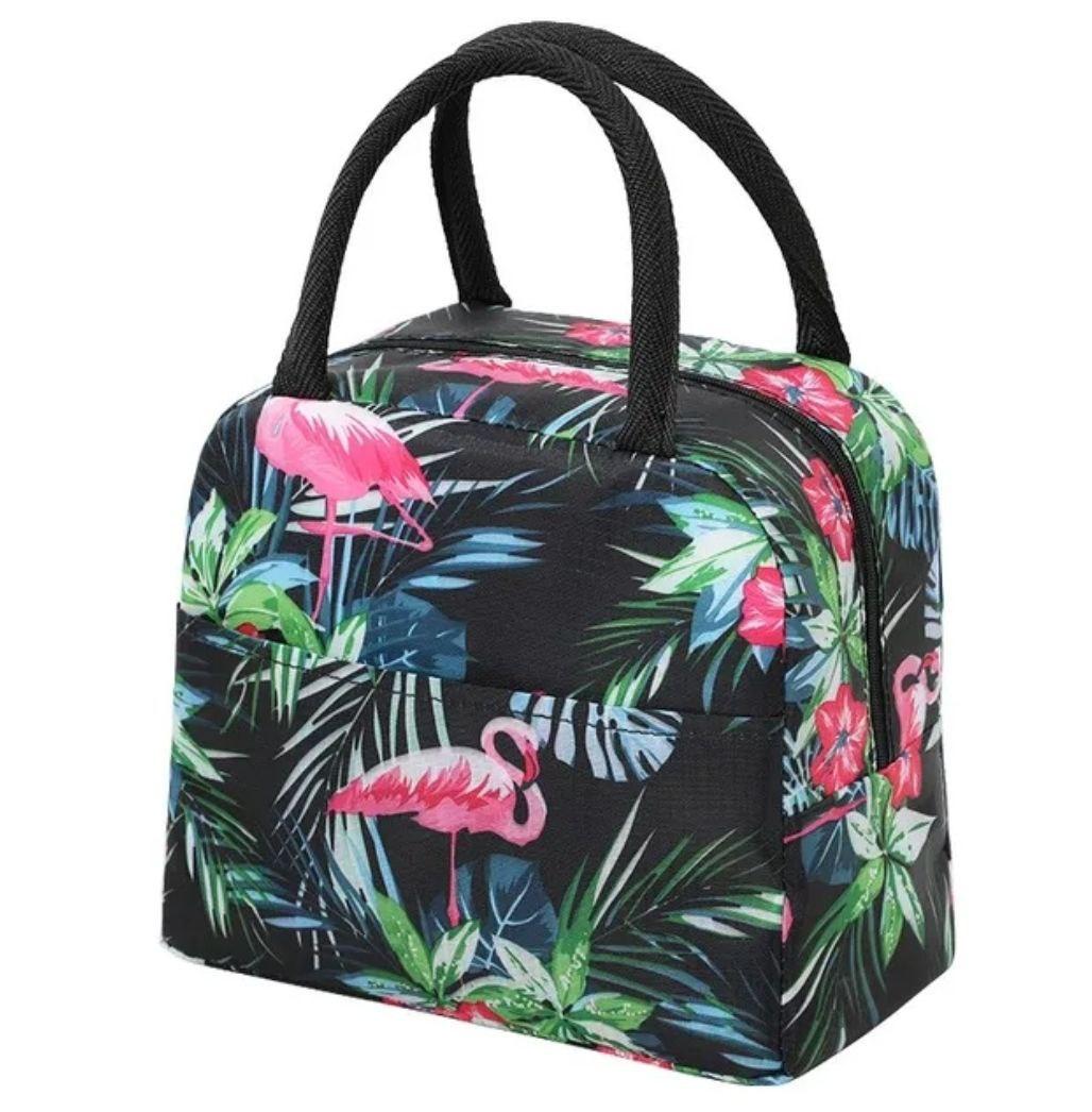 Ланч бег "Flamingos" - Чорний