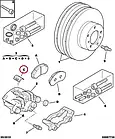 Пружинка супорту заднього Fiat Ducato 244, Peugeot Boxer, Citroen Jumper (2002-2006), 71770073, 77365109, фото 5