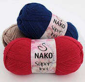 Nako super inci (75% преміум акрил, 25% вовна /260м / напіввовна / осінь-зима)