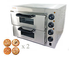 Електрична піч для піци GoodFood 4+4х20 PO2