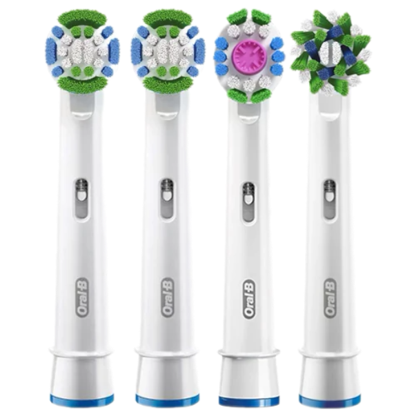 Насадка для електричної зубної щітки Oral-B (Набір EB18pRB, ЕВ20RB, EB50RB) White (4 шт.)