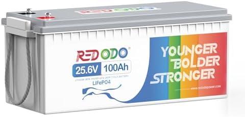 Redodo 24V/25,6V 100Ah Акумуляторна батарея 2560Wh