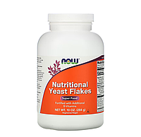 Пищевые дрожжи (хлопья), Nutritional Yeast, Now Foods, 284 гр (NOW-02455)