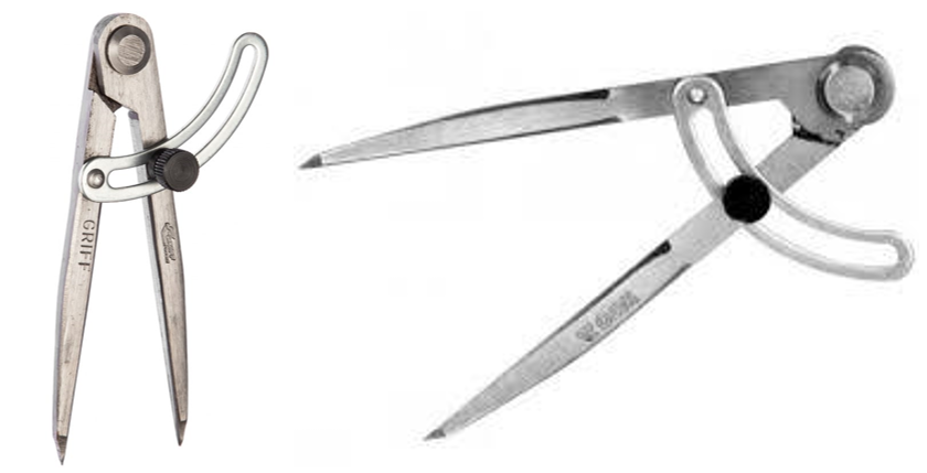 Циркуль розмітковий 200 мм із дугою GRIFF, фото 1