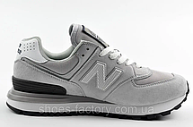 Чоловічі кросівки Нью Беланс Stone Island 574 Gray, фото 5