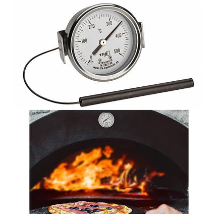 Професійний механічний термометр TFA 14.1037.60 | Для духовки, печі, грилю, коптильні | Гнучкий зонд | Діапазон температур до 500°, фото 1