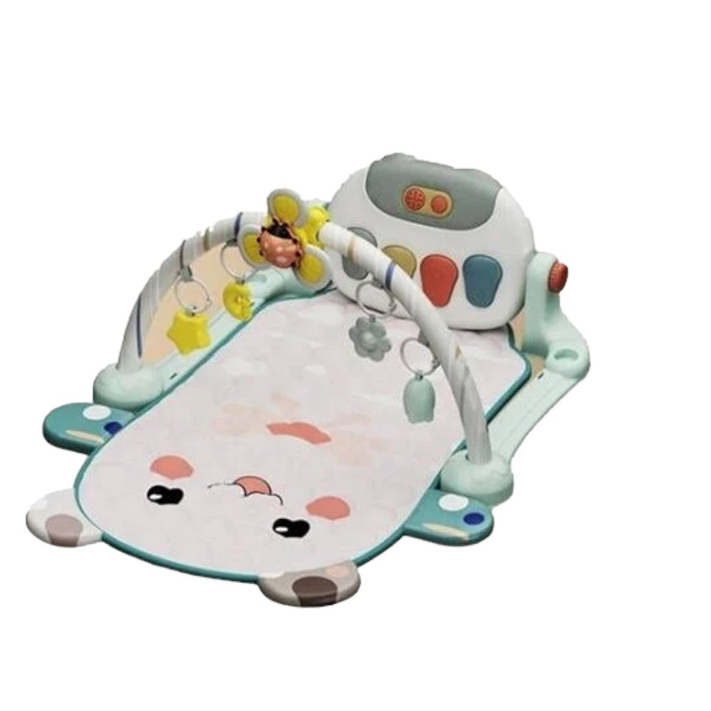 Дитячий ігровий музичний килимок (підсвічування, мелодії, піаніно, в коробці) 371