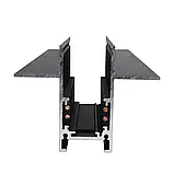 Врізний магнітний шинопровід під гіпсокартон для трекових світильників 3м чорний ALUMLED ALMG-TR 3M (4 жили), фото 3