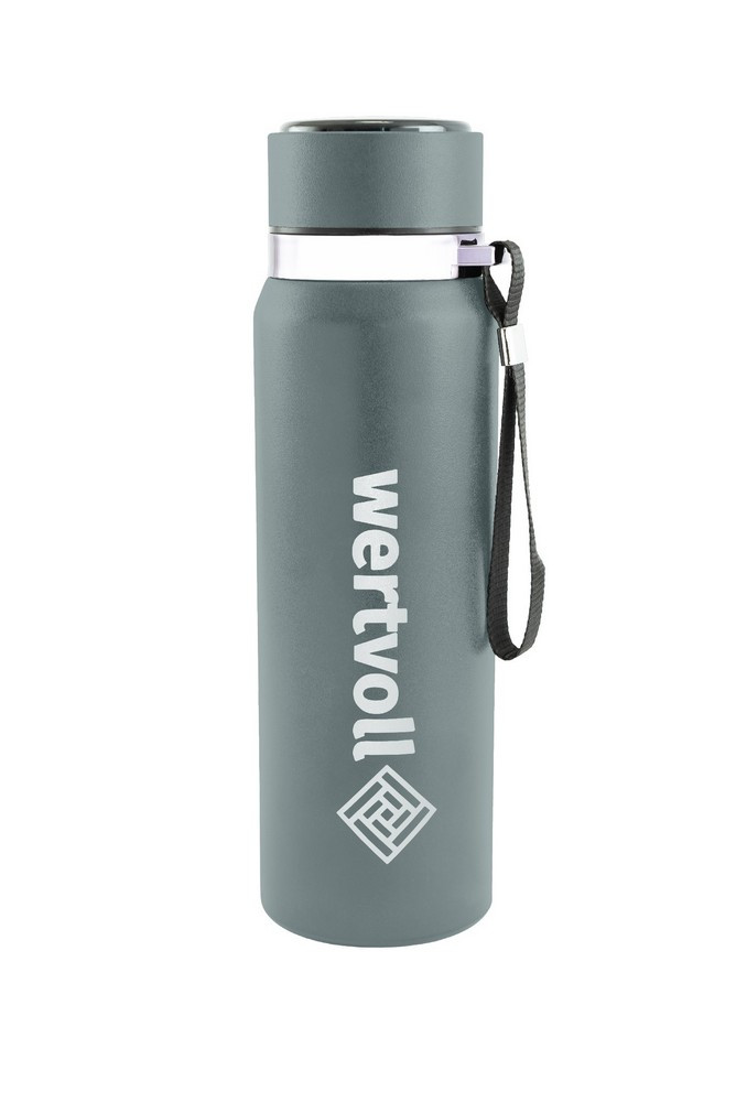 Термос WERTVOLL "DREAM" 800 мл SS Digital Sensor t °C сірий RX-7001GY, фото 1