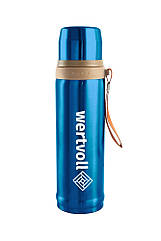 Термос WERTVOLL "ENJOY" 750 мл SS синий RX-7000BU