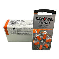 Батарейки для слухових апаратів Rayovac Extra 13, 60 шт.
