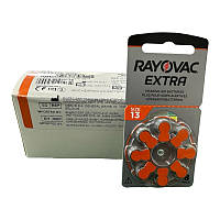 Батарейки для слухових апаратів Rayovac Extra Advanced 13, 80 шт.